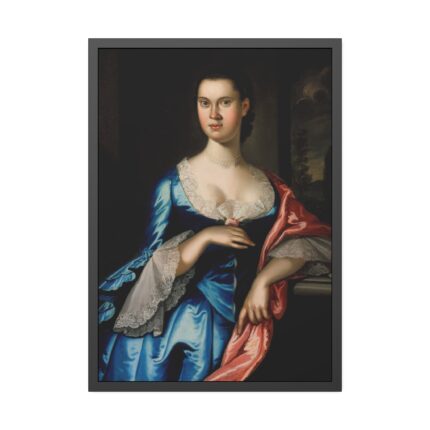 Portrait of Elizabeth Chew Smith Framed Poster