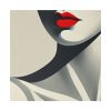 17105214595398329125_2048.jpeg Minimalist of Woman's Lower Face Standard Canvas