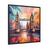 London Bridge Travel Framed Canvas