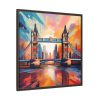 London Bridge Travel Framed Canvas