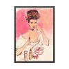 17326545677270590347_2048.jpeg Female Glamour Face Framed Poster