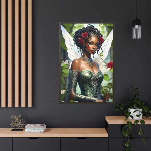 17334039522237683679_2048.jpeg African American Fairy Framed Canvas