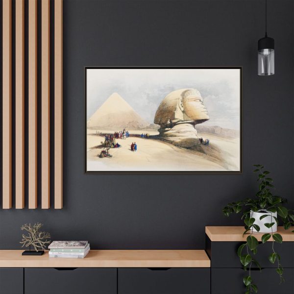 17439212010214534693_2048.jpeg Great Sphinx Pyramids of Gezeeh Framed Canvas
