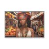 17463274791494469329_2048.jpeg Marketplace With Fruit Stalls II Framed Canvas