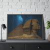 17605527697084079244_2048.jpeg Pyramids of Giza Framed Poster