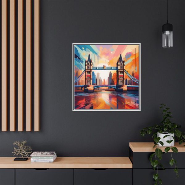 London Bridge Travel Framed Canvas