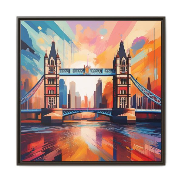 London Bridge Travel Framed Canvas