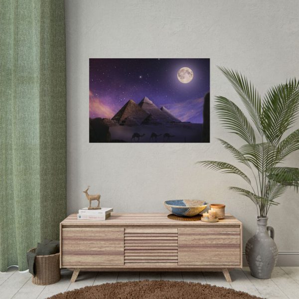 17765156686638031853_2048.jpeg Bedouin Near the Pyramids Poster