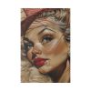 Vintage Glamor Portrait Standard Canvas