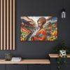 Marketplace With Fruit Stalls I Framed Canvas