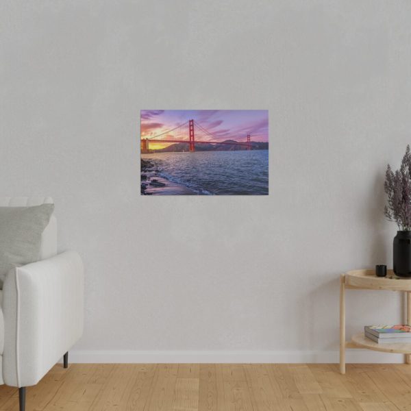17835764111581304327_2048.jpeg Sunset Over Golden Gate Bridge Standard Canvas