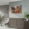 Marketplace With Fruit Stalls I Poster