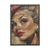 17982115551683810908_2048.jpeg Vintage Glamor Portrait Framed Poster
