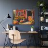 18103361583946256347_2048.jpeg Barn Pumpkin Flowers Autumn Framed Poster