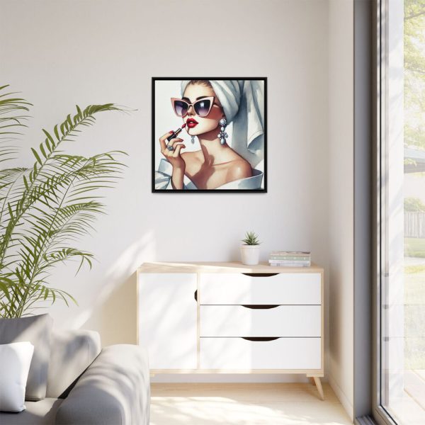 18122004657527184770_2048.jpeg Glamorous Woman Framed Canvas