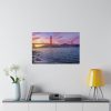 18178643048890851968_2048.jpeg Sunset Over Golden Gate Bridge Standard Canvas