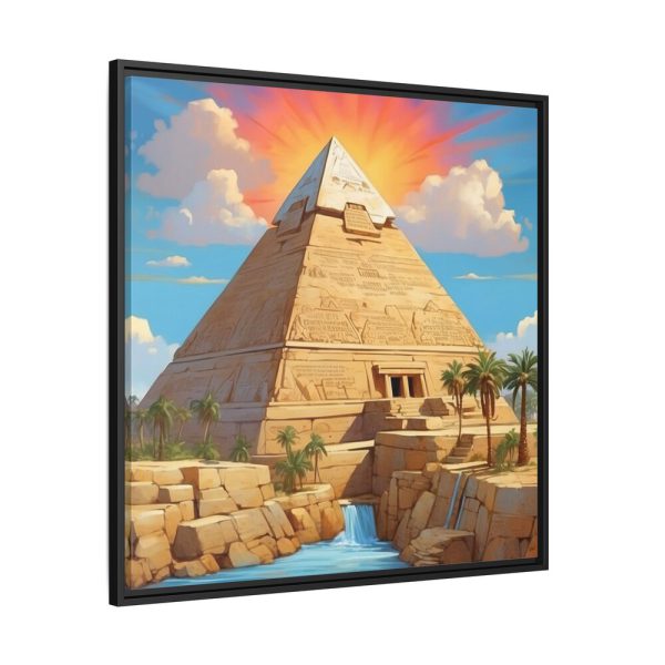 Egypt Pyramid Framed Canvas