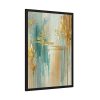 18273103834396630900_2048.jpeg Textured Vertical Brushstroke Effect Framed Poster