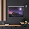 18411866097310887560_2048.jpeg Bedouin Near the Pyramids Framed Canvas