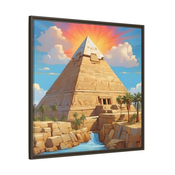 Egypt Pyramid Framed Canvas