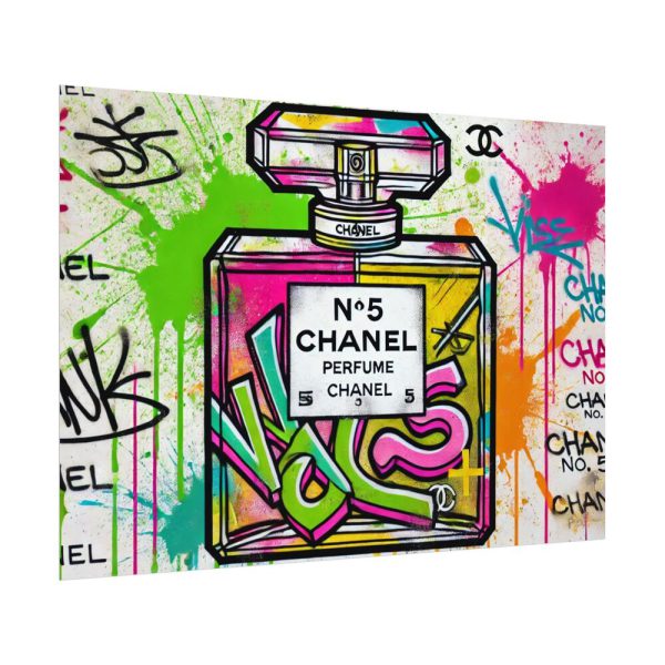 2105354031317252623_2048.jpeg Graffiti-Style Artwork of Chanel No. 5 Perfume Bottle Poster