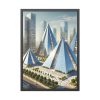 2259384661715171986_2048.jpeg Modern Pyramids in Contemporary Setting Framed Poster