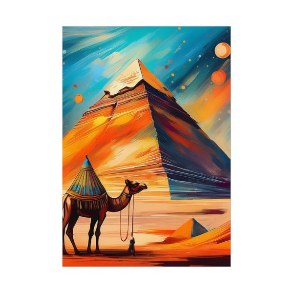 225970263563132127_2048.jpeg Camel and Pyramid Poster