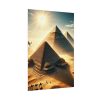 Pyramids in Sunset Poster