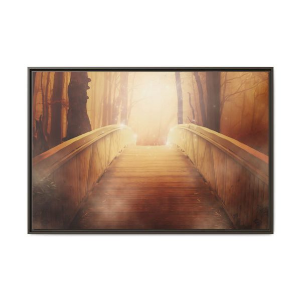 2351386601551521581_2048.jpeg Old Bridge on Forest Framed Canvas