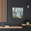 2418259877480453009_2048.jpeg Modern Pyramids in Contemporary Setting Framed Canvas