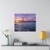 2480083615507997981_2048.jpeg Sunset Over Golden Gate Bridge Standard Canvas