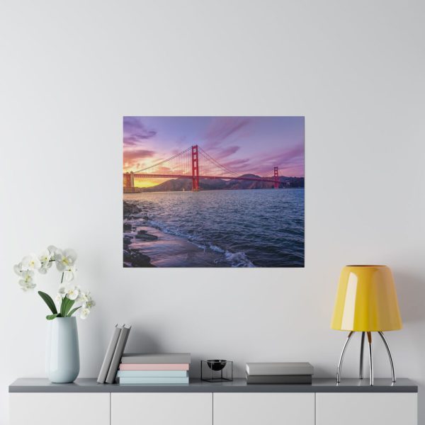 2480083615507997981_2048.jpeg Sunset Over Golden Gate Bridge Standard Canvas