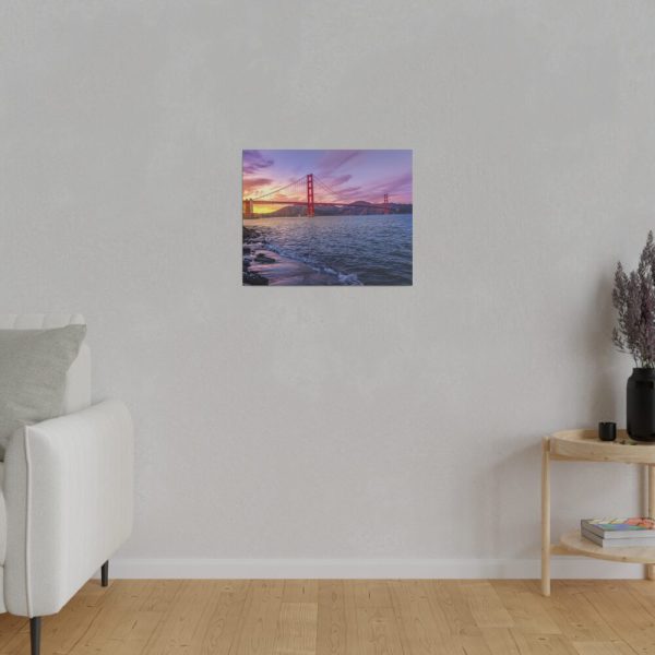 2541769749578106438_2048.jpeg Sunset Over Golden Gate Bridge Standard Canvas