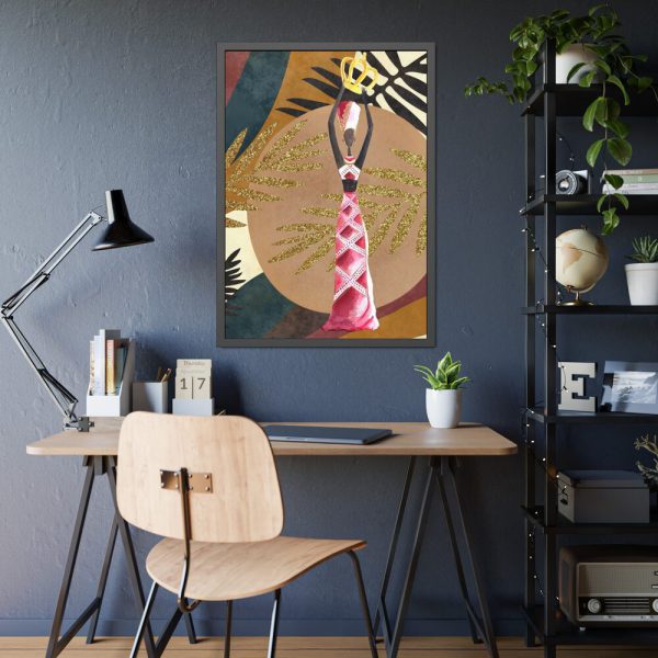 2545094150585995116_2048.jpeg Boho Tropical Africa Woman Framed Poster