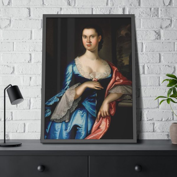 2668095094154277273_2048.jpeg Portrait of Elizabeth Chew Smith Framed Poster