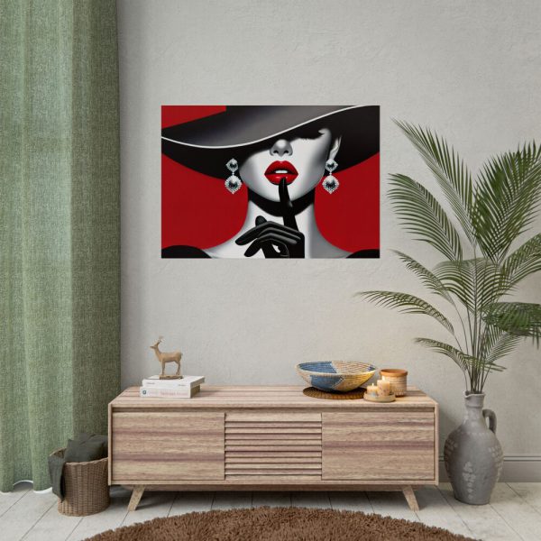 267895757592585847_2048.jpeg The woman With Large Black Hat Poster