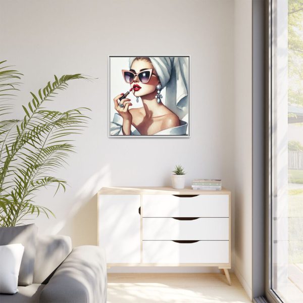 2752653475539529299_2048.jpeg Glamorous Woman Framed Canvas