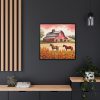 2768826903272418768_2048.jpeg Farm Barn With Horse Framed Canvas
