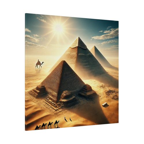 Pyramids in Sunset Standard Canvas
