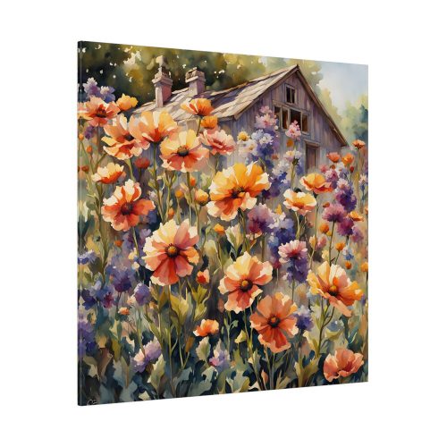 2979680779237135052_2048.jpeg Cottage With Meadow Flowers Standard Canvas