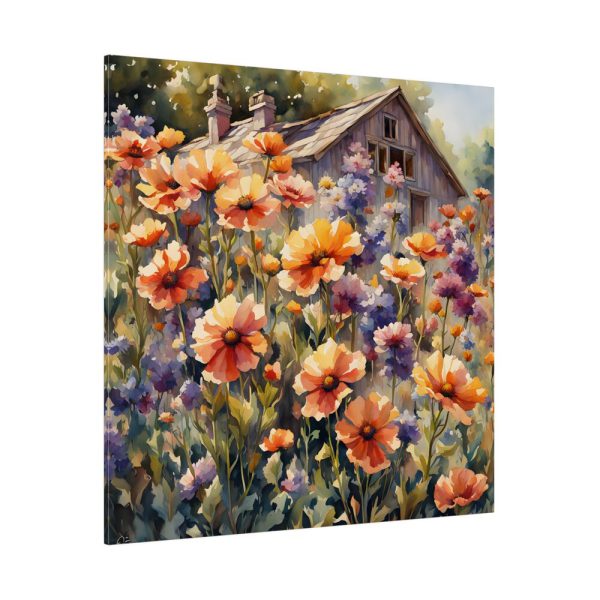 2979680779237135052_2048.jpeg Cottage With Meadow Flowers Standard Canvas