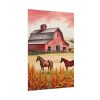 3005331889251349589_2048.jpeg Farm Barn With Horse Poster