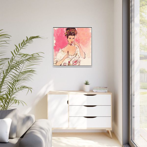 3013219833996802793_2048.jpeg Female Glamour Face Framed Canvas