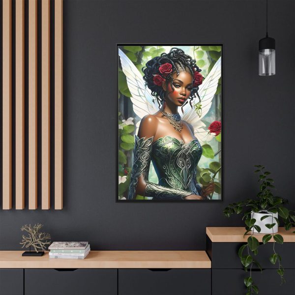 3041409313685380972_2048.jpeg African American Fairy Framed Canvas
