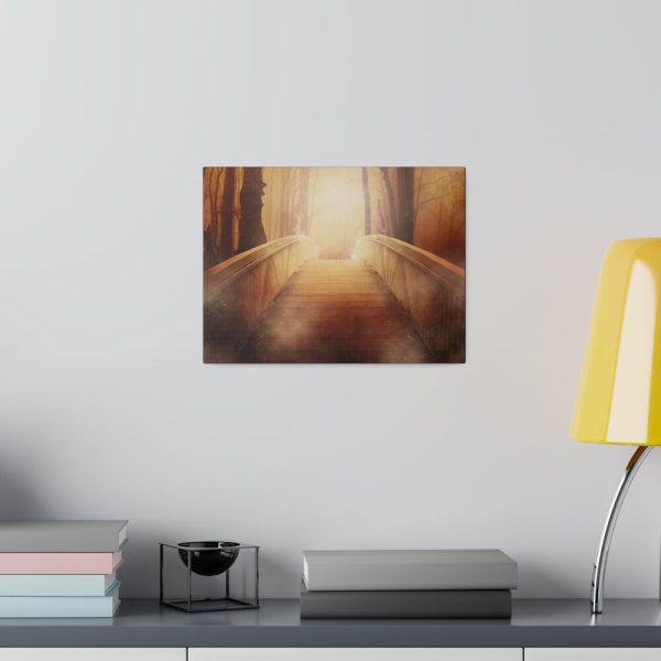 Old Bridge on Forest Standard Canvas