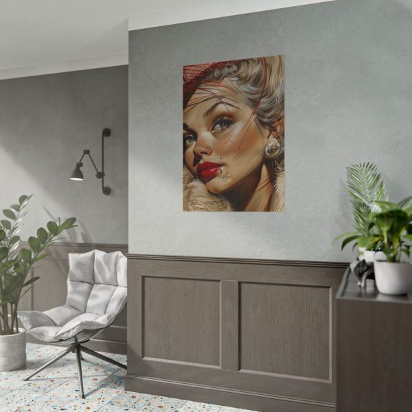 Vintage Glamor Portrait Poster