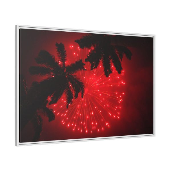 3174238612042801656_2048.jpeg Firework Show Tropical New Year Framed Canvas