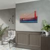 3188096412793091245_2048.jpeg Full Moon Over Golden Gate Bridge Poster