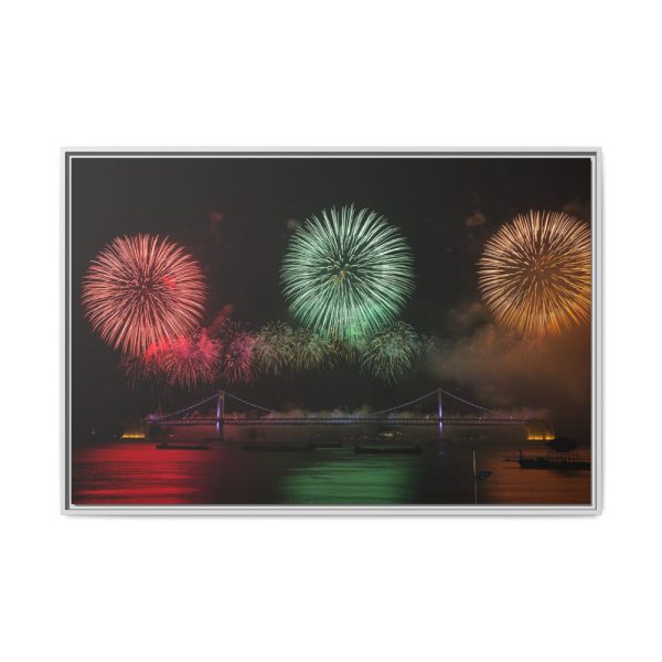 3190819181937968129_2048.jpeg Free Fireworks Framed Canvas
