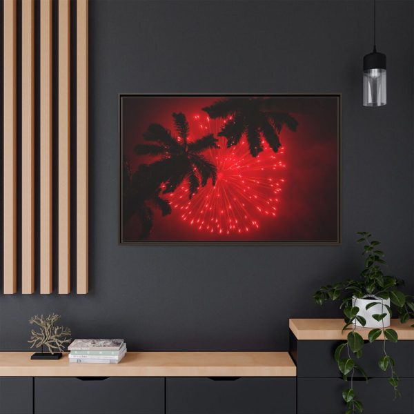 3396251152254564769_2048.jpeg Firework Show Tropical New Year Framed Canvas